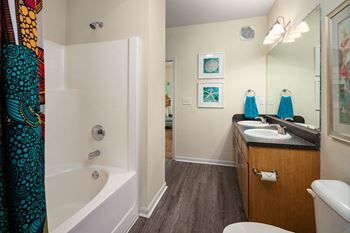 Spacious Bathrooms with Garden Tubs
